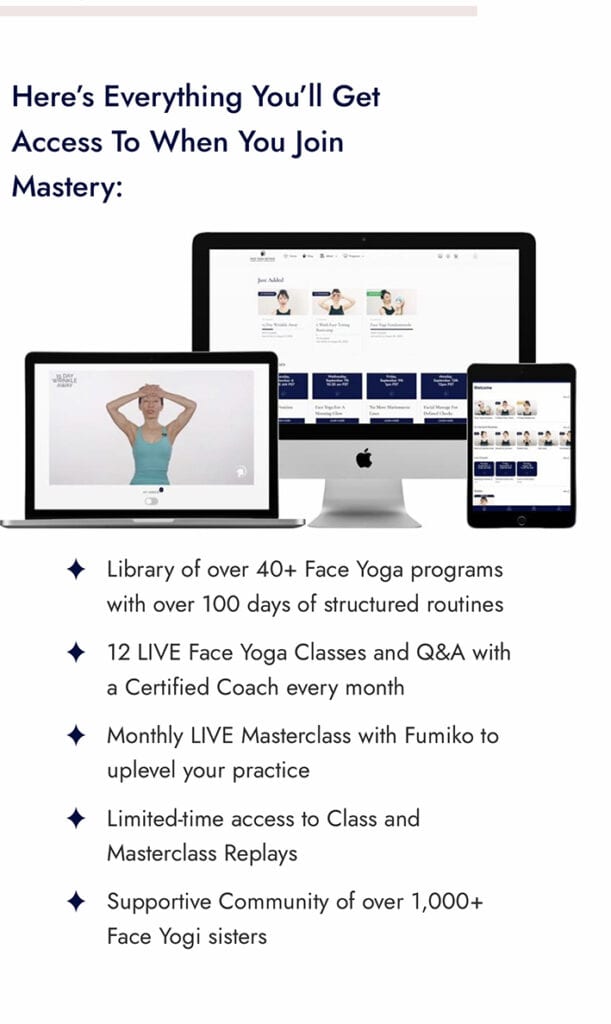 face yoga classes online 
