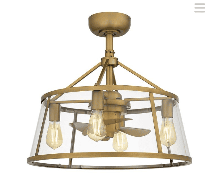 gold kitchen fan