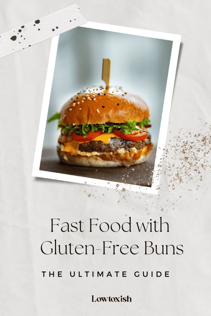 fast food with gluten free buns