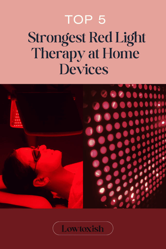 strongest red light therapy at home